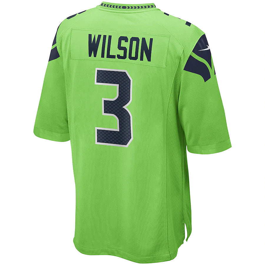Elroe S.Seahawks #3 Nick Emmanwori Player Green Game Football Jerseys