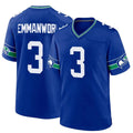 Elroe S.Seahawks #3 Nick Emmanwori Player Royal Game Stitched Jerseys