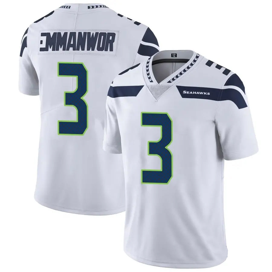 Elroe S.Seahawks #3 Nick Emmanwori Player White Vapor Limited Football Jersey