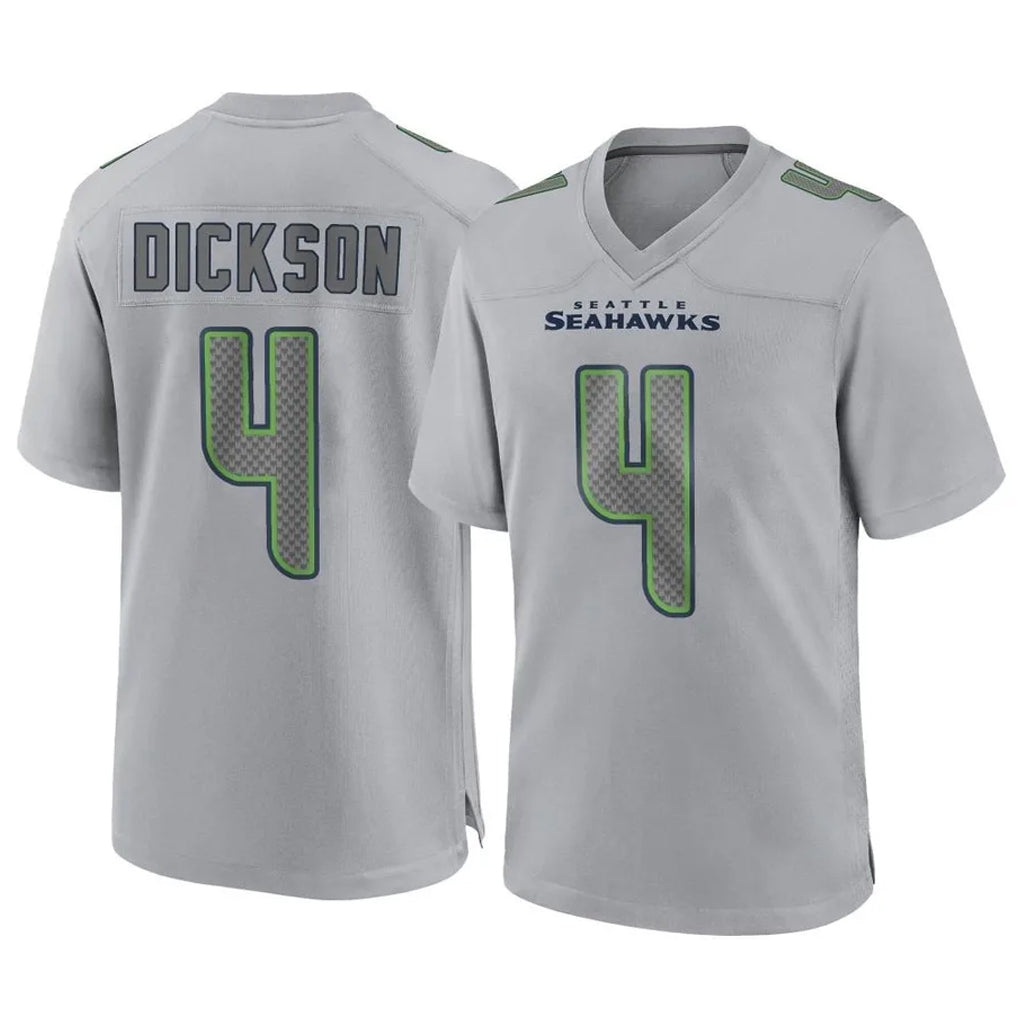Elroe S.Seahawks #4 Michael Dickson Player Gray Atmosphere Fashion Home Game Stitched Jerseys