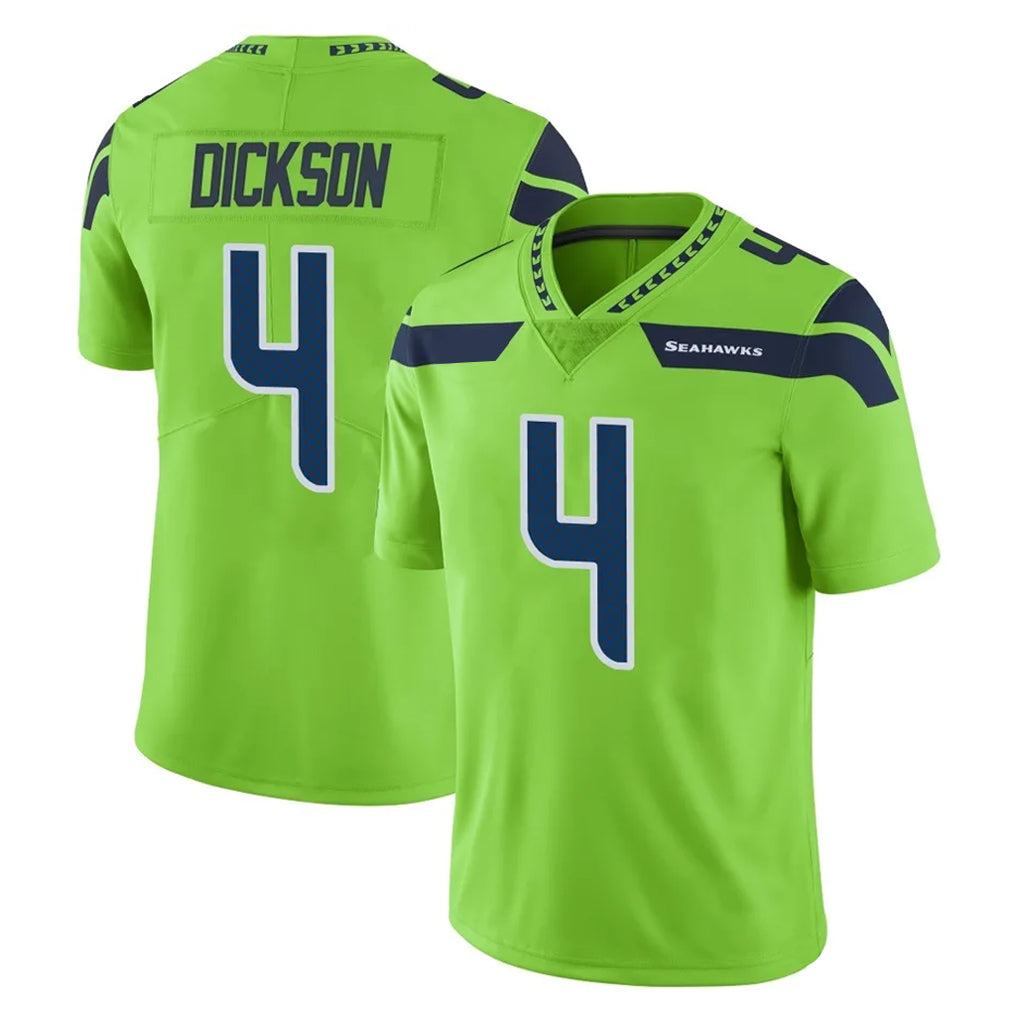 Elroe S.Seahawks #4 Michael Dickson Player Green Limited Color Rush Home Game Stitched Jerseys