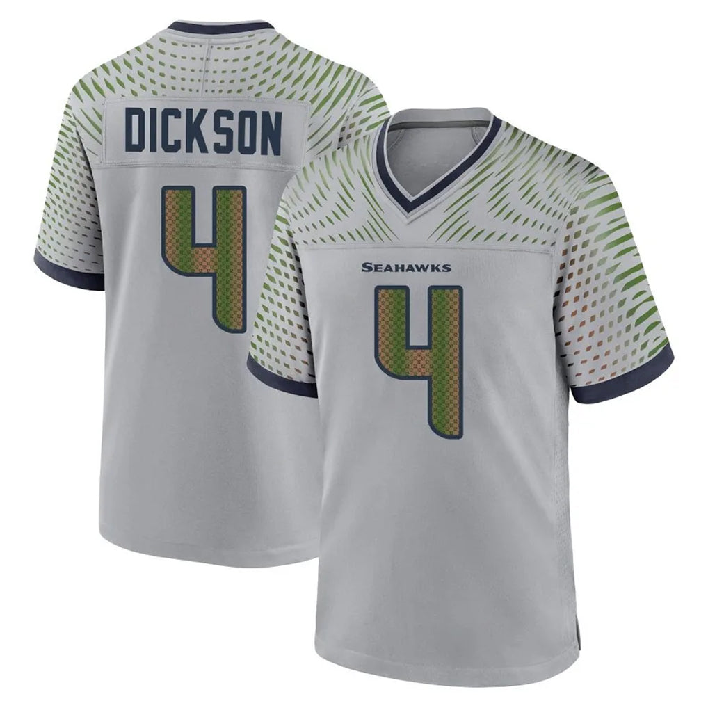 Elroe S.Seahawks #4 Michael Dickson Player Grey 2025 Rivalries Collection Home Game Stitched Jerseys