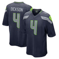Elroe S.Seahawks #4 Michael Dickson Player Navy Home Game Stitched Jerseys