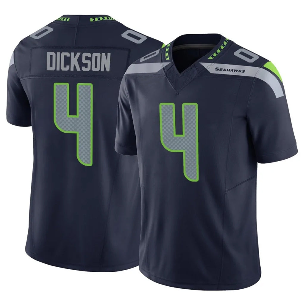 Elroe S.Seahawks #4 Michael Dickson Player Navy Limited Vapor F.U.S.E. Home Game Stitched Jerseys