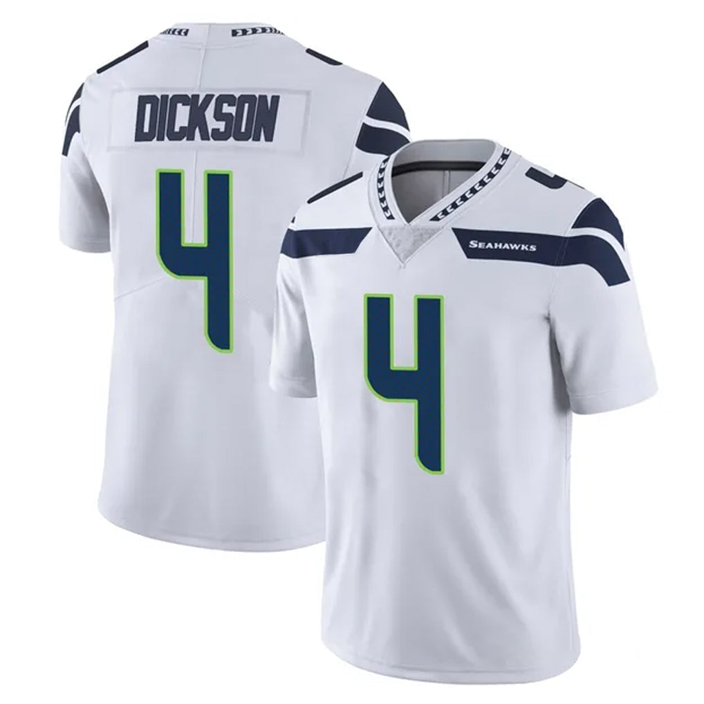 Elroe S.Seahawks #4 Michael Dickson Player White Limited Vapor Untouchable Home Game Stitched Jerseys
