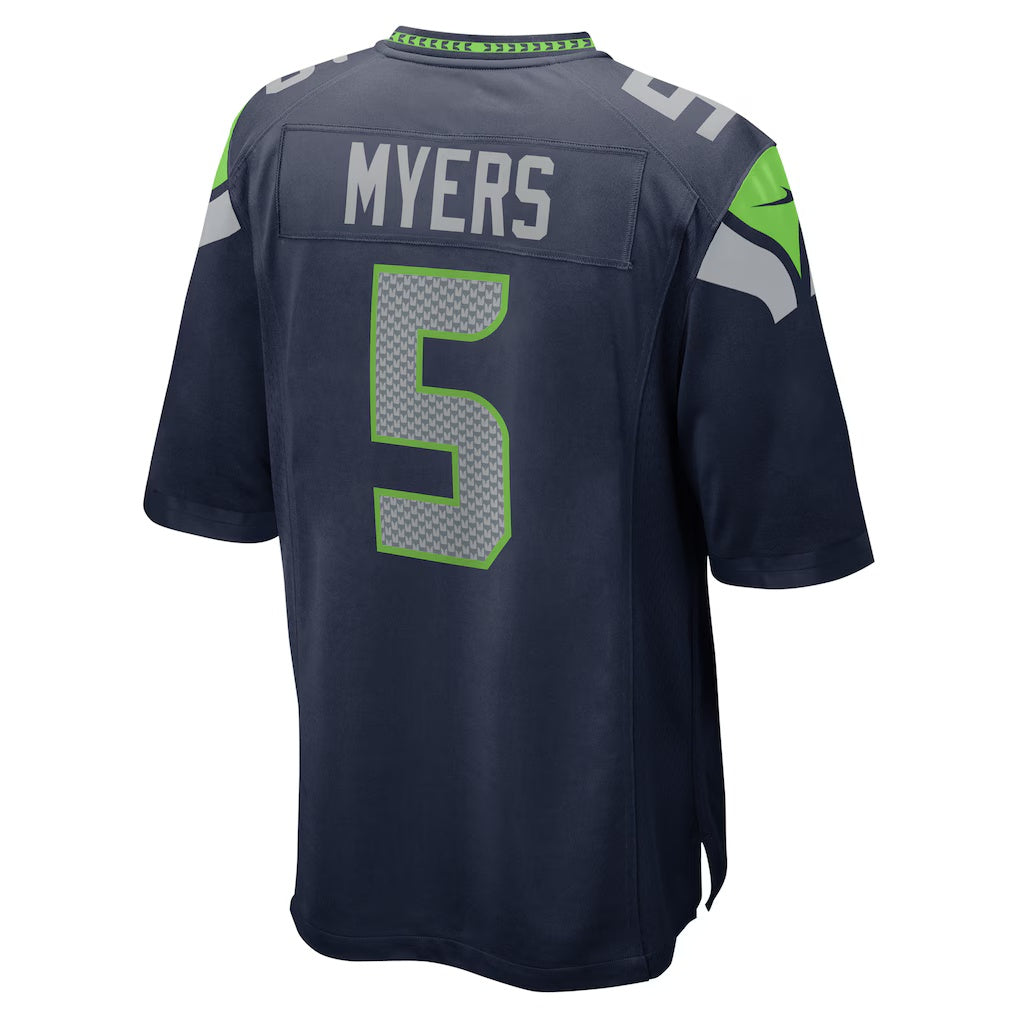 Elroe S.Seahawks #5 Jason Myers Game College Navy Stitched Jerseys