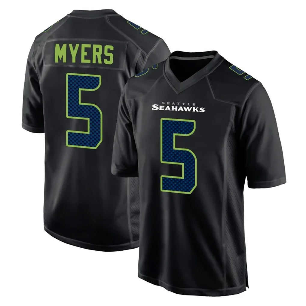 Elroe S.Seahawks #5 Jason Myers Player Black Limited Fashion Home Game Stitched Jerseys