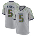 Elroe S.Seahawks #5 Jason Myers Player Grey 2025 Rivalries Collection Home Game Stitched Jerseys