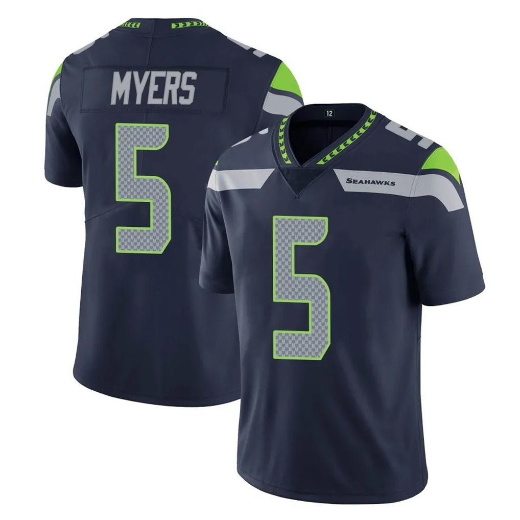 Elroe S.Seahawks #5 Jason Myers Player Navy Limited Vapor Untouchable Home Game Stitched Jerseys