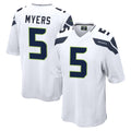 Elroe S.Seahawks #5 Jason Myers Player White Home Game Stitched Jerseys