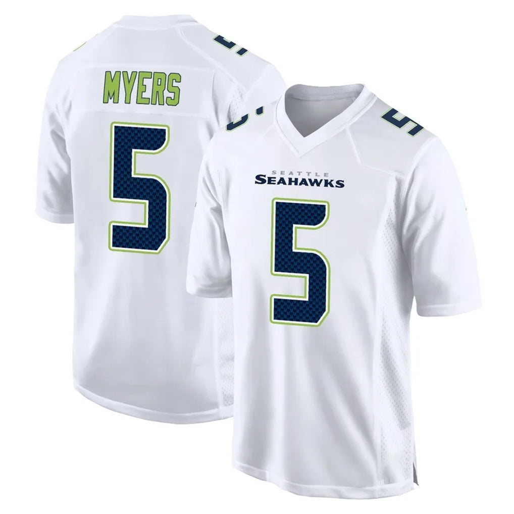 Elroe S.Seahawks #5 Jason Myers Player White Tundra Fashion Home Game Stitched Jerseys