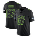Elroe S.Seahawks #67 Charles Cross Player Black Impact Limited Home Game Stitched Jerseys