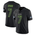Elroe S.Seahawks #7 Uchenna Nwosu Player Black Impact Limited Home Game Stitched Jerseys