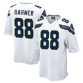 Elroe S.Seahawks #88 AJ Barner Player White Home Game Stitched Jerseys