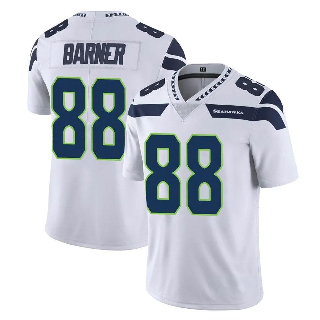 Elroe S.Seahawks #88 AJ Barner Player White Limited Vapor Untouchable Home Game Stitched Jerseys