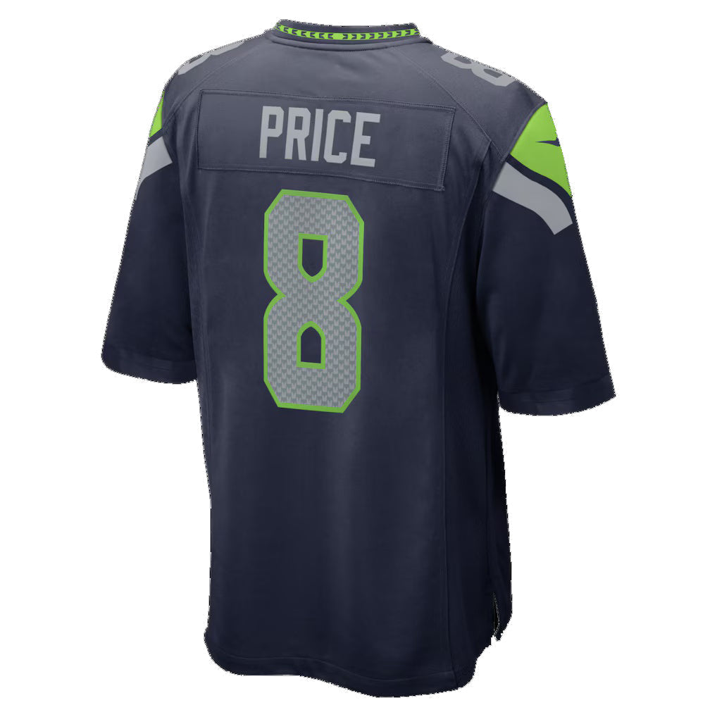 Elroe S.Seahawks #8 Jadarian Price College Navy 2026 Draft First Round Pick No. 32 Team Game Stitched Jerseys