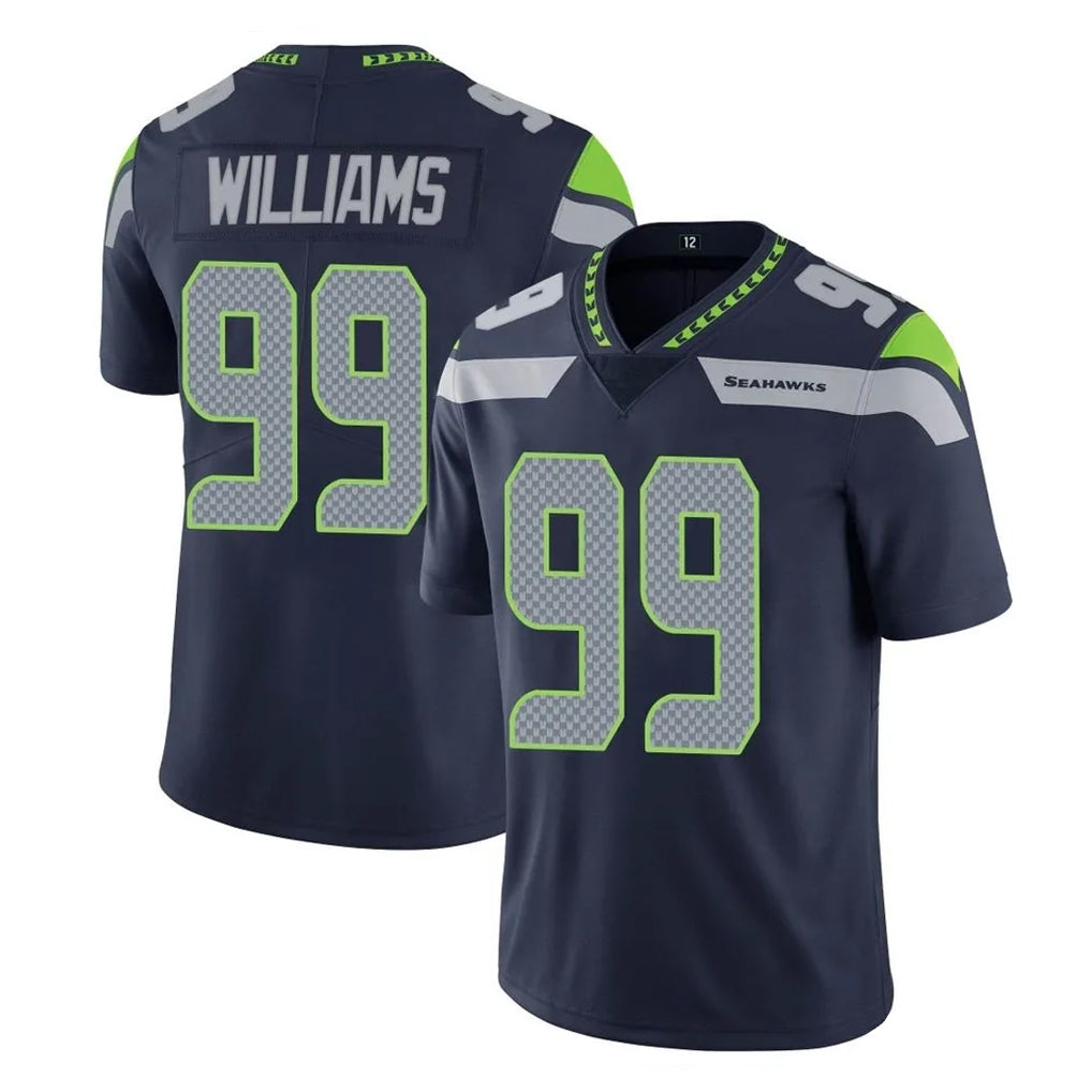Elroe S.Seahawks #99 Leonard Williams Player Navy Limited Vapor Untouchable Home Game Stitched Jerseys