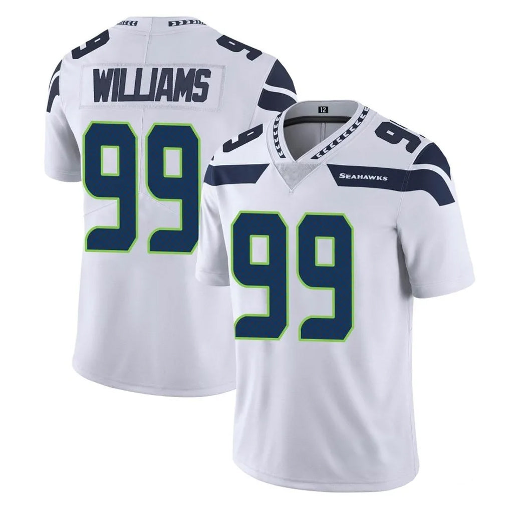 Elroe S.Seahawks #99 Leonard Williams Player White Limited Vapor Untouchable Home Game Stitched Jerseys
