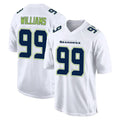 Elroe S.Seahawks #99 Leonard Williams Player White Tundra Fashion Home Game Stitched Jerseys