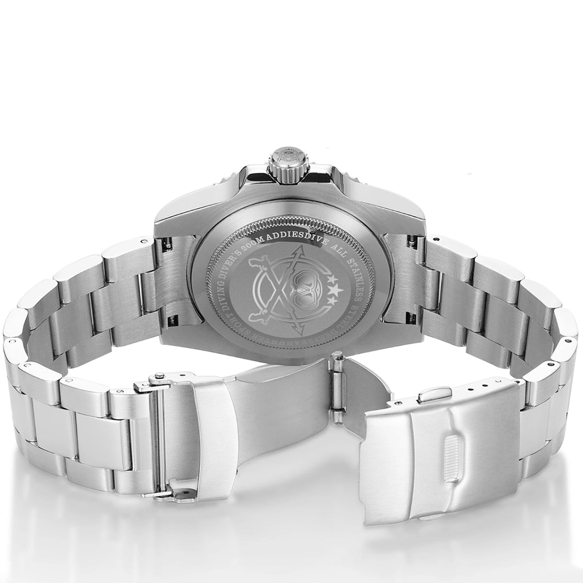 ADDIESDIVE Hot Selling Luxury Men's Diving Watch Steel BGW9 Luminous Ceramic Bezel 41mm 200M Waterproof Men's Analog Watch MY-H3