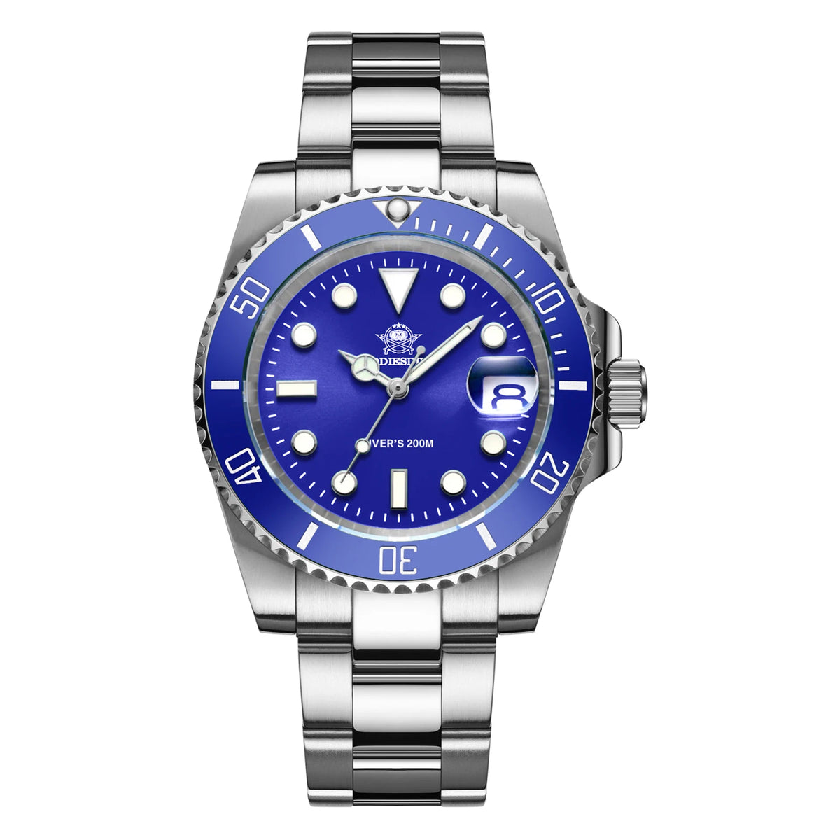 ADDIESDIVE Hot Selling Luxury Men's Diving Watch Steel BGW9 Luminous Ceramic Bezel 41mm 200M Waterproof Men's Analog Watch MY-H3
