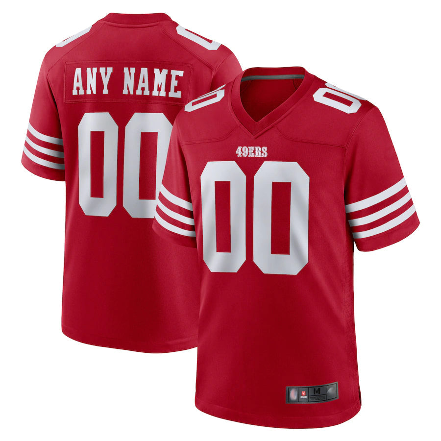 Elroe Custom SF.49ers Game Home Stitched Jerseys