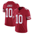 Elroe SF.49ers #10 Mac Jones Player Red Limited Vapor Untouchable Home Game Stitched Jerseys