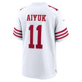 Elroe SF.49ers #11 Brandon Aiyuk White Game Stitched Jerseys