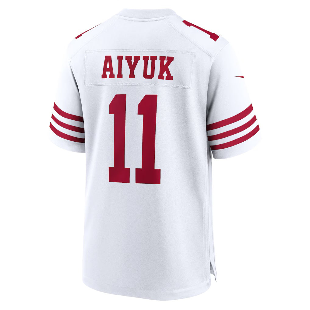 Elroe SF.49ers #11 Brandon Aiyuk White Game Stitched Jerseys