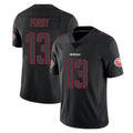 Elroe SF.49ers #13 Brock Purdy Player Black Impact Limited Home Game Stitched Jerseys
