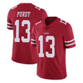 Elroe SF.49ers #13 Brock Purdy Player Red Limited Vapor Untouchable Home Game Stitched Jerseys