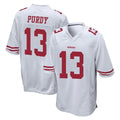Elroe SF.49ers #13 Brock Purdy Player White Home Game Stitched Jerseys