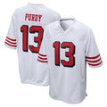 Elroe SF.49ers #13 Brock Purdy Player White Limited Alternate Home Game Stitched Jerseys