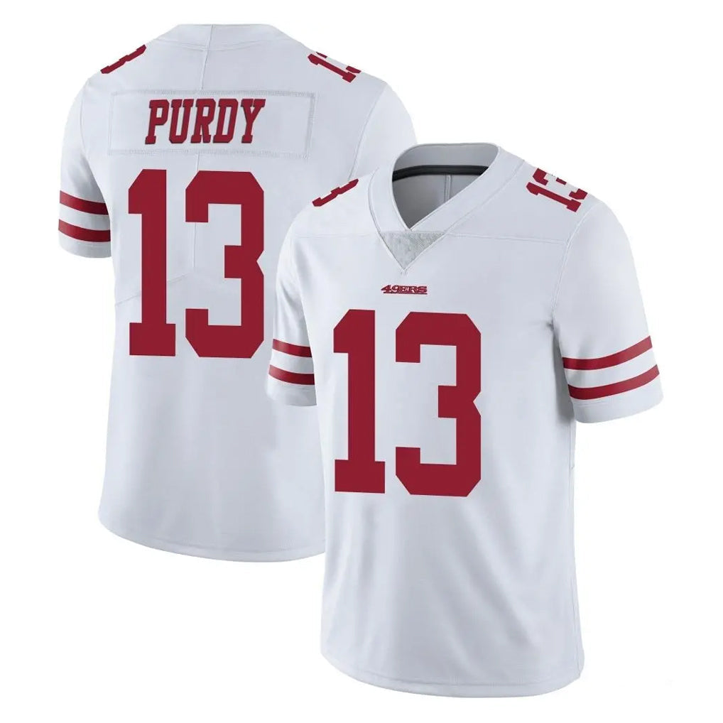Elroe SF.49ers #13 Brock Purdy Player White Limited Vapor Untouchable Home Game Stitched Jerseys