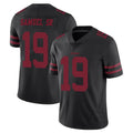 Elroe SF.49ers #19 Deebo Samuel Sr. Player Black Alternate Limited Vapor Untouchable Home Game Stitched Jerseys