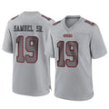 Elroe SF.49ers #19 Deebo Samuel Sr. Player Gray Atmosphere Fashion Home Game Stitched Jerseys