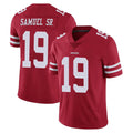 Elroe SF.49ers #19 Deebo Samuel Sr. Player Red Limited Vapor Untouchable Home Game Stitched Jerseys
