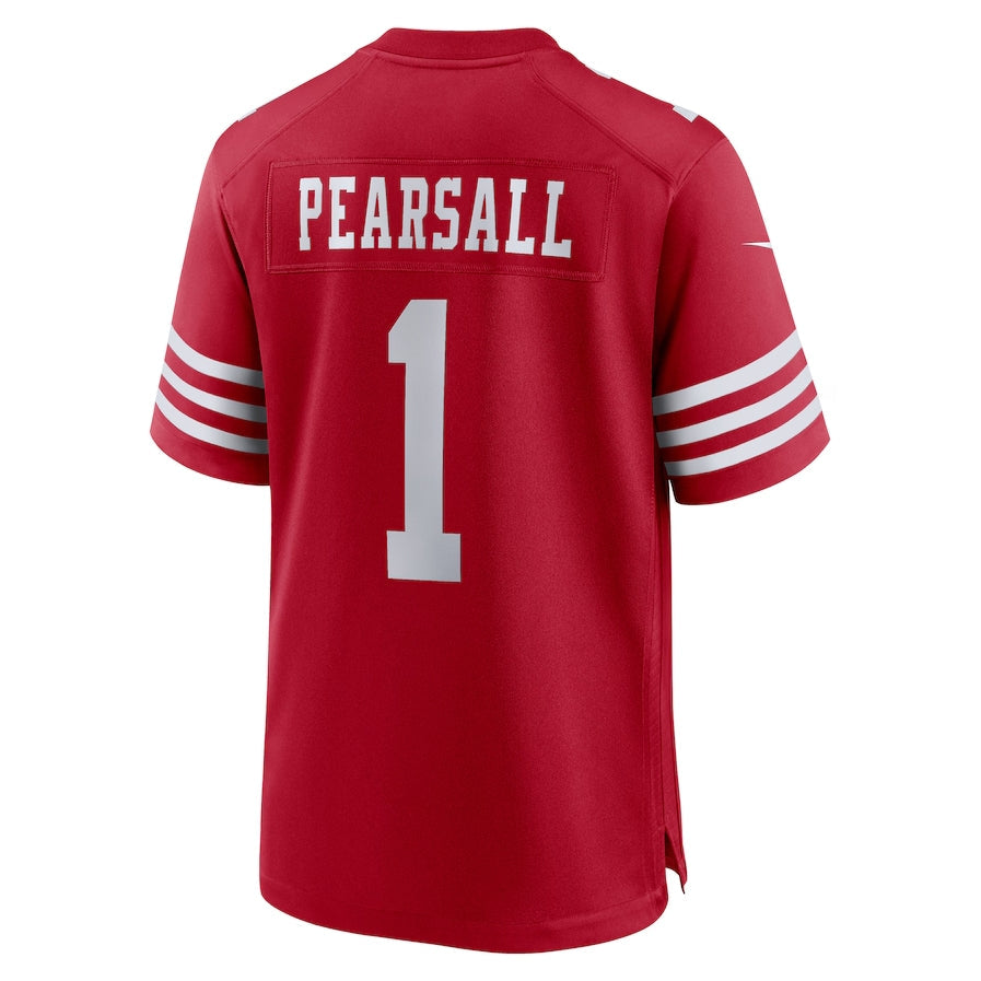 Elroe SF.49ers #1 Ricky Pearsall 2024 Draft First Round Pick Player Game Stitched Jerseys