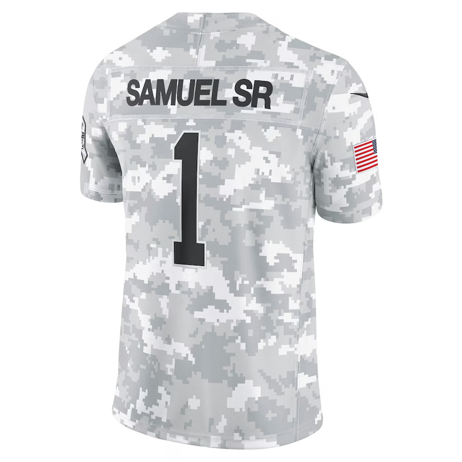 Elroe SF.49ers #1 Ricky Pearsall Player Arctic Camo Salute to Service Limited Stitched Jerseys