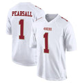 Elroe SF.49ers #1 Ricky Pearsall Player White Fashion Game Stitched Jerseys