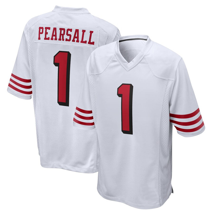 Elroe SF.49ers #1 Ricky Pearsall Player White Game Stitched Jerseys