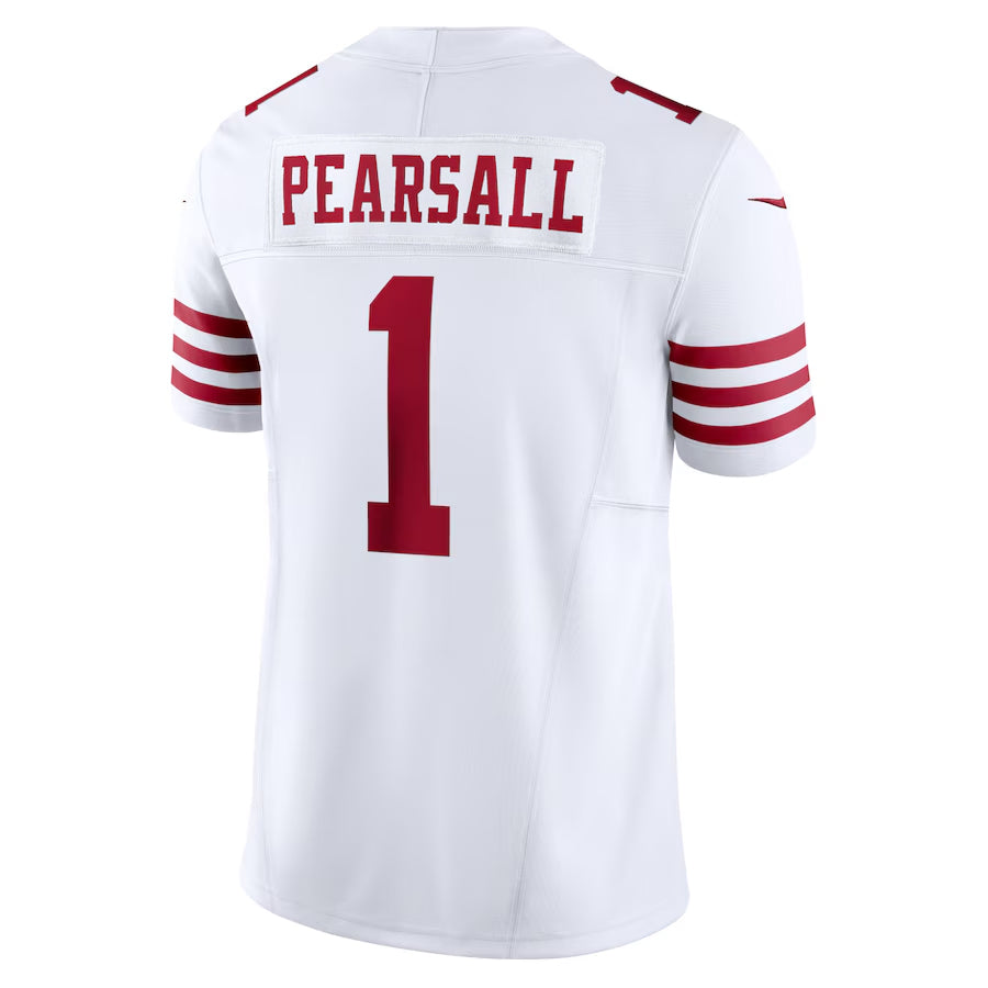 Elroe SF.49ers #1 Ricky Pearsall Player White Vapor F.U.S.E. Limited Stitched Jerseys