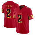 Elroe SF.49ers #2 Deommodore Lenoir Player Red Rivalries Vapor Limited Home Game Stitched Jerseys