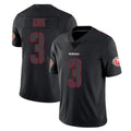 Elroe SF.49ers #3 Christian Kirk Player Black Impact Limited Home Game Stitched Jerseys