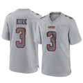 Elroe SF.49ers #3 Christian Kirk Player Gray Atmosphere Fashion Home Game Stitched Jerseys