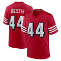 Elroe SF.49ers #44 Kyle Juszczyk Player Red Limited Alternate Home Game Stitched Jerseys