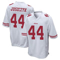 Elroe SF.49ers #44 Kyle Juszczyk Player White Home Game Stitched Jerseys