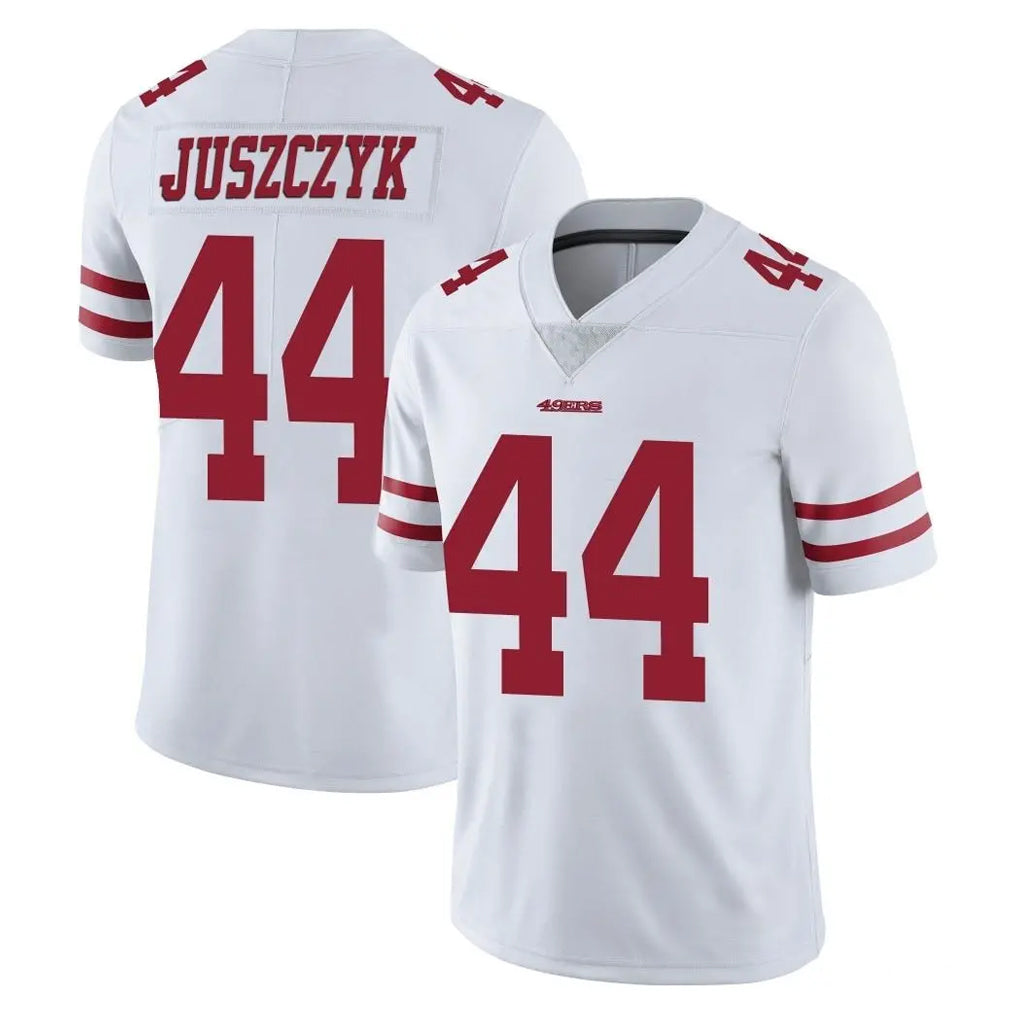 Elroe SF.49ers #44 Kyle Juszczyk Player White Limited Vapor Untouchable Home Game Stitched Jerseys