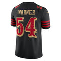 Elroe SF.49ers #54 Fred Warner Player Rivalries Collection Vapor Limited Black Stitched Jersey