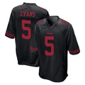 Elroe SF.49ers #5 Mike Evans Player Black Alternate Home Game Stitched Jerseys